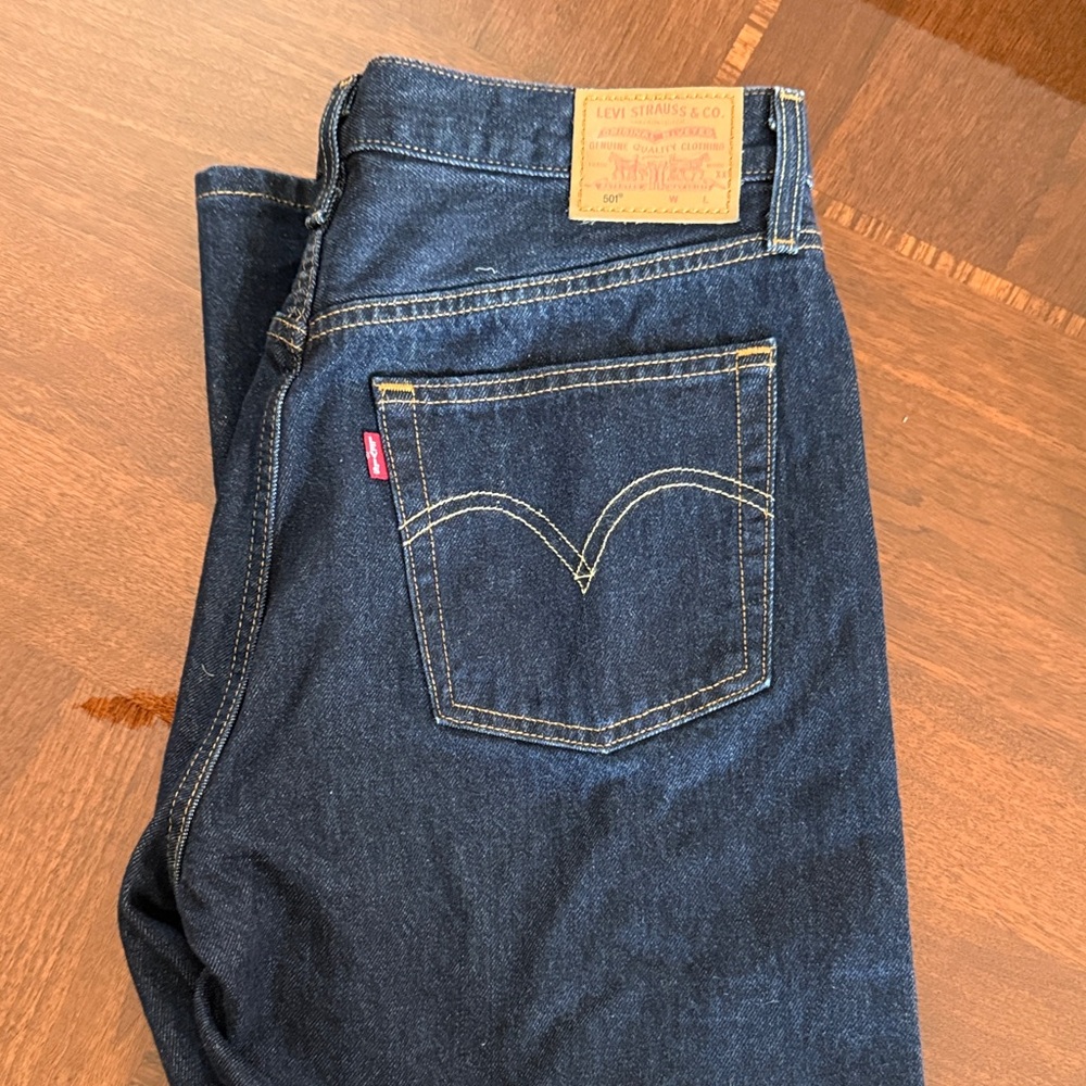 Levi's women’s 501 Dark Wash  Jeans- Brand New Never Worn